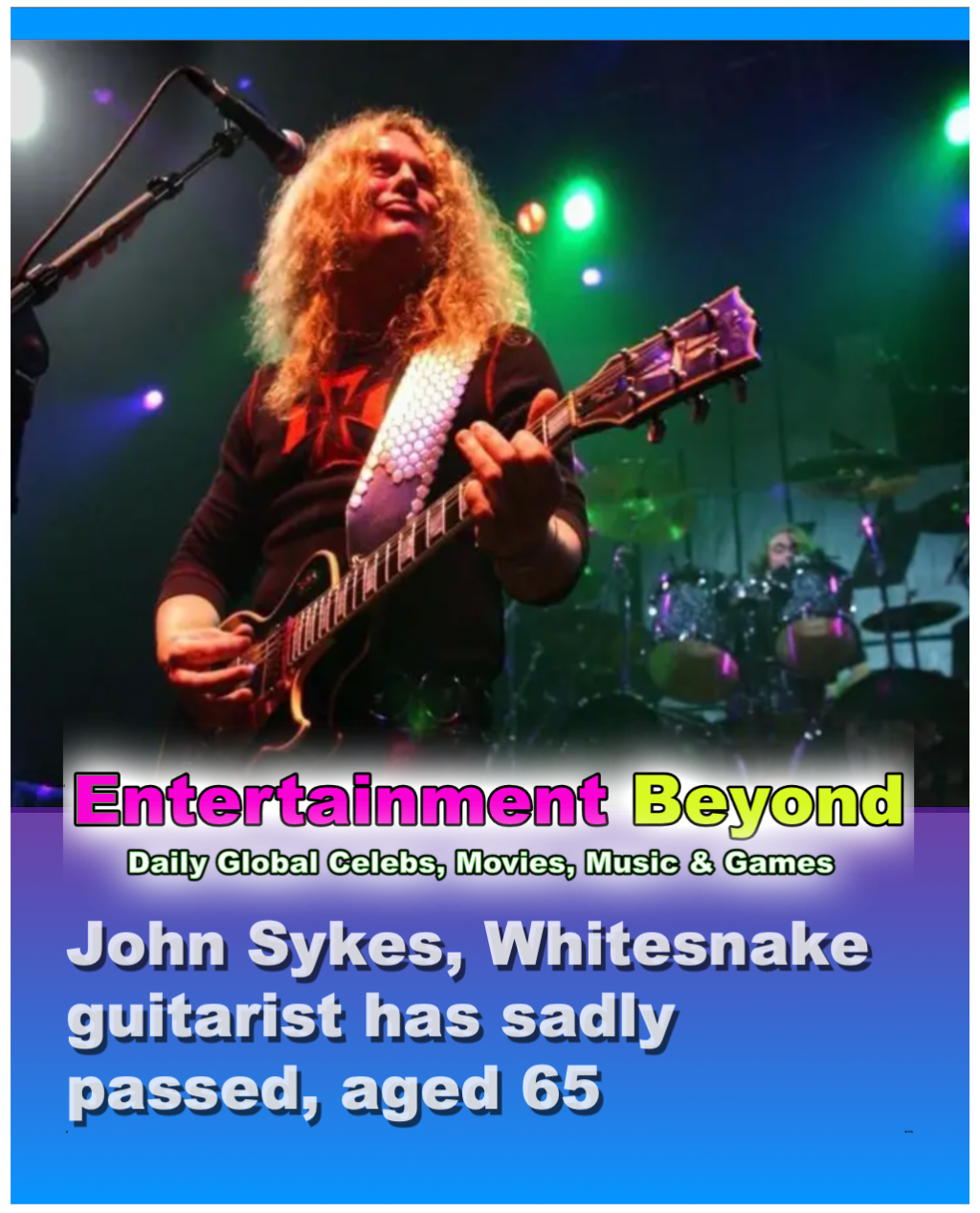 Remembering John Sykes: Iconic Rock Guitarist Dies at&nbsp;65