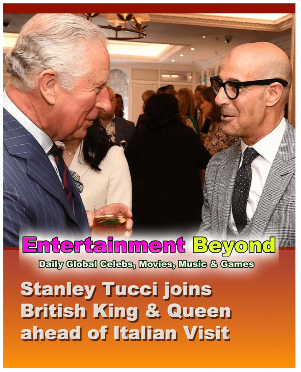 King and Queen Host Stanley Tucci for Italian Cuisine&nbsp;Dinner