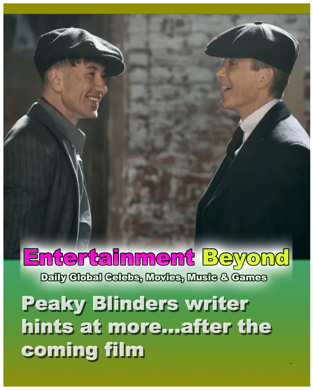 Steven Knight Hints at New Peaky Blinders&nbsp;Series