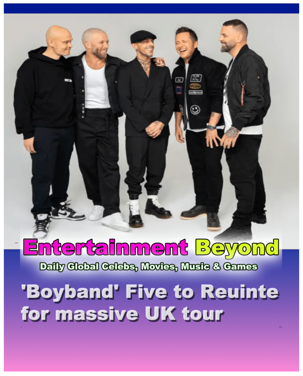 Five Boyband Reunites After 25 Years for UK&nbsp;Tour